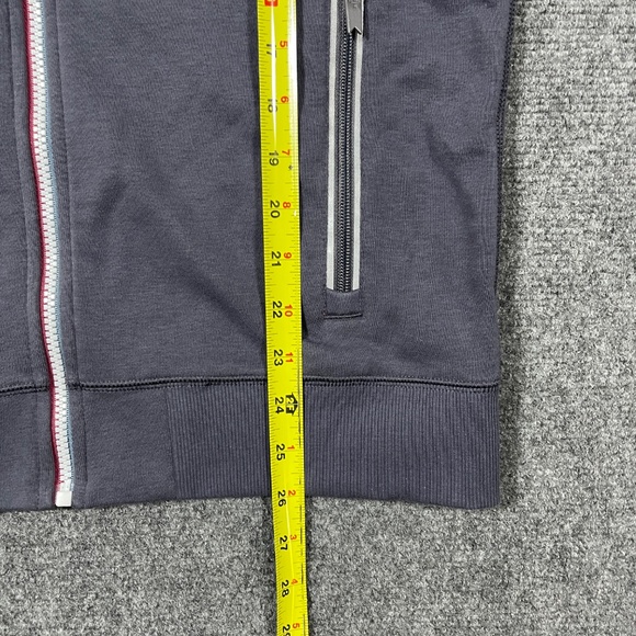 Four Laps x Peloton Full Zip Hoodie Sweatshirt Mens Small Jacket Gray 0917 - Picture 7 of 8